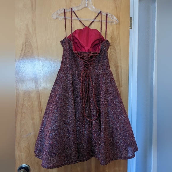Sparkly Red Dress - Picture 2 of 2